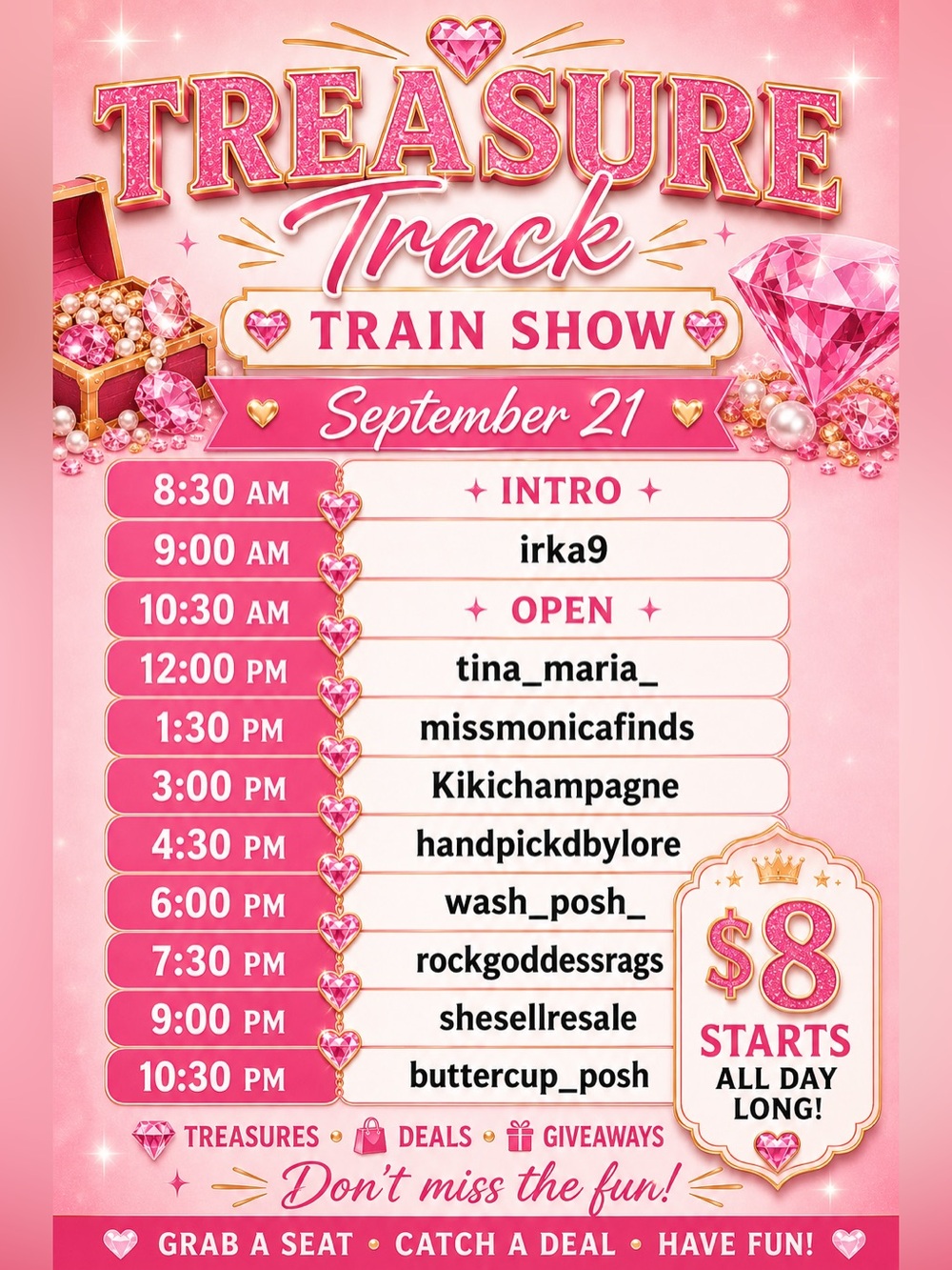 Treasure Track Train 9/21 notification - Picture 2 of 2